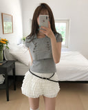Bae Tiered Frill Shorts