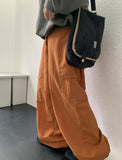 [unisex] Ranmode nylon color banding cargo pants