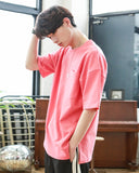 Edge pocket short sleeve T-shirt