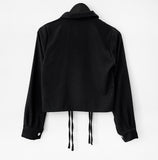 Hive Pocket Shirring Zip-Up