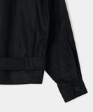 BLACK COATING DENIM TRUCKER