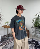 Keyens Harley Dyeing Crop T-Shirt