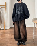 Blended Damage Balloon Denim