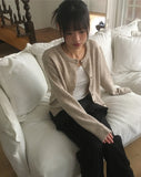Knots Wrap Button Knit Cardigan