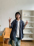 Hyoshi Summer Hood Short Sleeve Wind Jumper