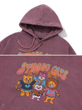 Strong Cats Pigment Hoodie