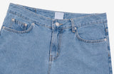 From Straight Denim Pants