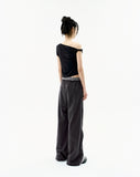 Double-Waisted Jersey Pants