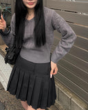 Hido Cable V-neck Knit