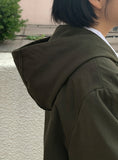[BAONHAUS] Hellburk Vintage Washing Cotton Hood Jacket