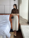 [Planning] Alio Muji Half Neck Span T-Shirt