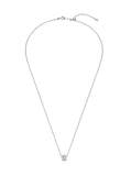 Essence Silver (W) Tria Pave Necklace