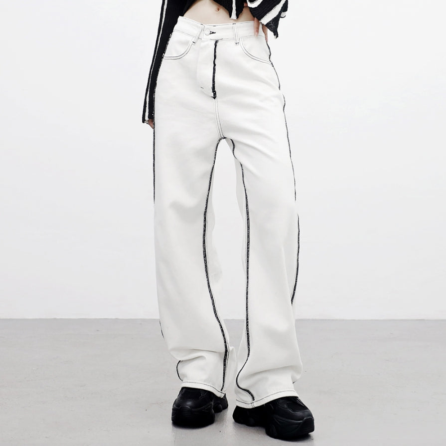 【NONCODE】Notty Stitch Denim Pants NONCODE(ノンコード) - ノーティステッチデニムパンツ / Notty