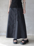 Rugyu Button Skirt