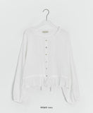 Kemba Ribbon Frill Lace Blouse