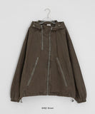 [unisex] Filta Washing Cotton Hood Zip-Up Jacket