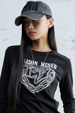 (W) DOODLE HEART LONG SLEEVE