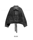 East Belted Denim Jacket