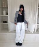 Leol Color Matching Nylon Pants