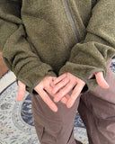 Louis Knit Hooded Zip-Up