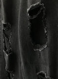 Heavy Damage Black Denim