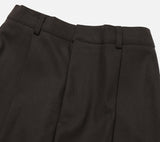 Lauren Wool One-Tuck Banding Slacks