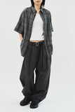 Tag Wide Belted Pants