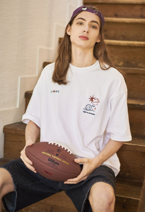 【CPGN STUDIO】NICE WEATHER Embroidery Short Sleeve MUSINSA | CPGN STUDIO NICE WEATHER EMBROIDERED SHORT SLEEVE