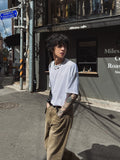 Summer cooling round short sleeve t-shirt