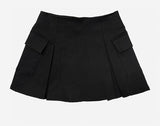 Hidden Cotton Pleats Skirt