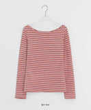 Copit Stripe Knit Long Sleeve Tee