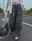 Vianne wide two-tuck banding pants