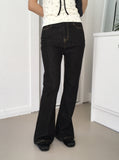 Libby Stitch Bootcut Denim Pants