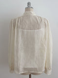 Cordell Tie Puff Blouse (Sleeveless Set)