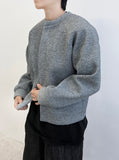 Velua crop knit cardigan