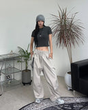 End Rivet Pigment Crop Tee