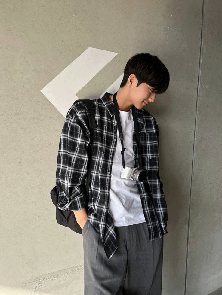 [COSYHARU公式] Simon Check Overshirt 関税・送料込み COSYHARU】Simon Check Overshirt (COSYHARU/シャツ) 97720777