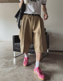 Mirdi Bermuda Pintuck Cotton Pants