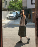 [Fake Layered] James Halter Layered Short Sleeve T-Shirt