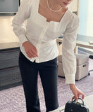 Verjus semi-straight fit cotton pants