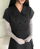 Jea Bean Button Jacket Midi Skirt Set