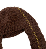 LONG STRAP KNITTED HAT