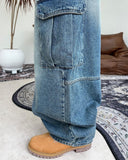 Shiroen Balloon Cargo Denim Pants