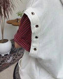 Marty Eyelet Hooded Vest