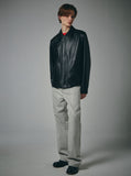 Lambskin Round Cut Single Jacket