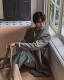 Oden Wool Notched Long Coat