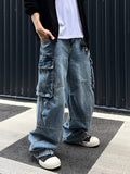 Hype Salt Washed Cargo Denim