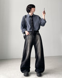 Well Slab Curve Wide Denim