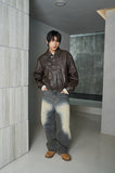 A-2 Washing Leather Jacket