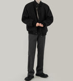 High-neck warmer jacket